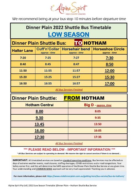 smart card dinner plain|Shuttle Bus to Hotham .